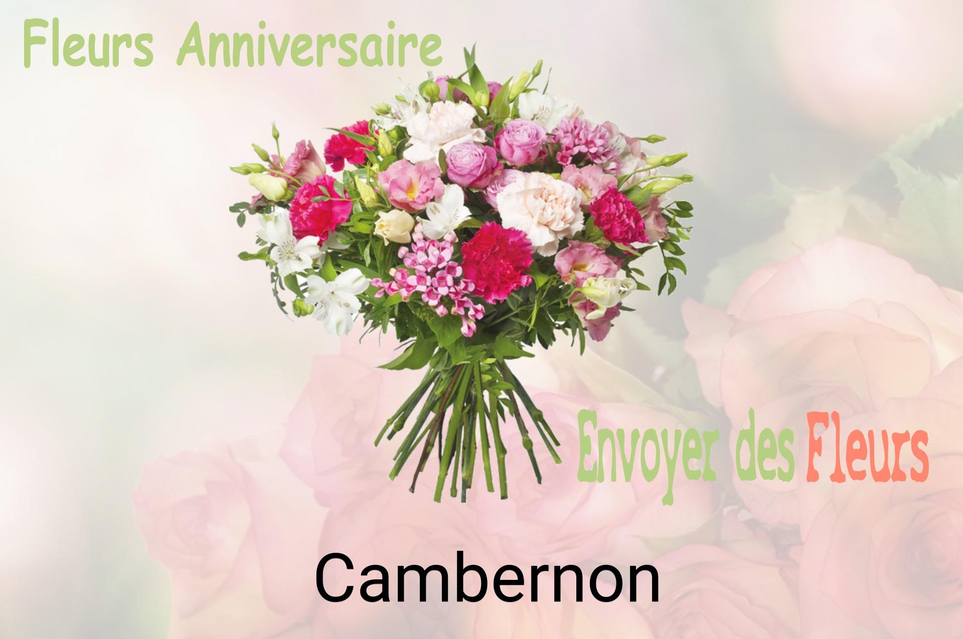Bouquet de fleurs d’anniversaire livré à Cambernon